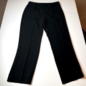 Lafayette 148 New York Barrow Dress‎ Pant Womens Size 10 Black Viscose Acetate